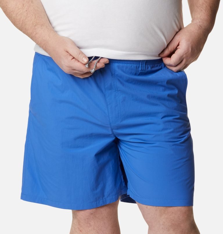 Men's Columbia PFG Backcast III Water Shorts Blue | Plus Size CA-TA30C